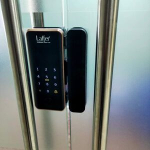Alternative view of Khoá vân tay cho cửa kính cường lực Laffer G08