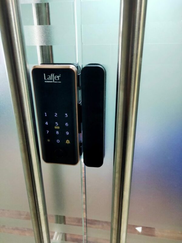 Khoá vân tay cho cửa kính cường lực Laffer G08 - Image 2