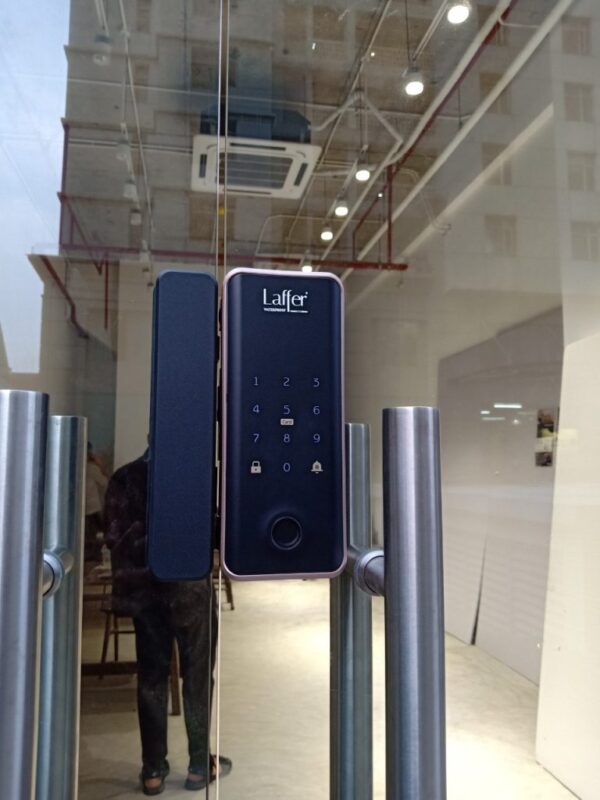 Khoá vân tay cho cửa kính cường lực Laffer G08 - Image 3