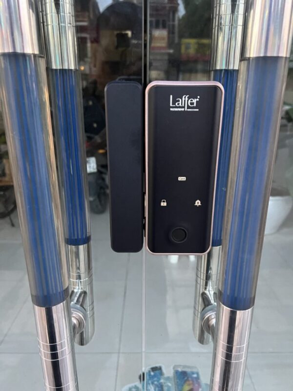 Khoá vân tay cho cửa kính cường lực Laffer G08 - Image 4