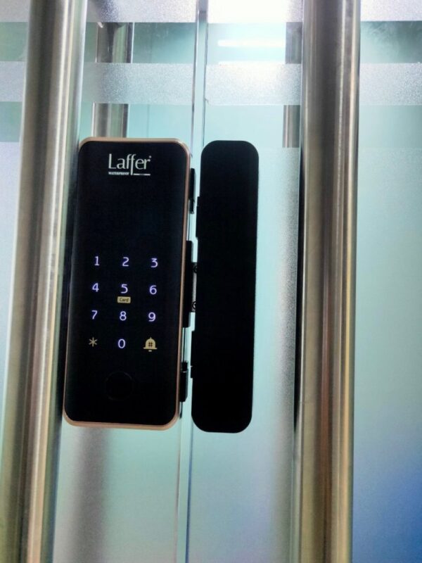 Khoá vân tay cho cửa kính cường lực Laffer G08 - Image 5